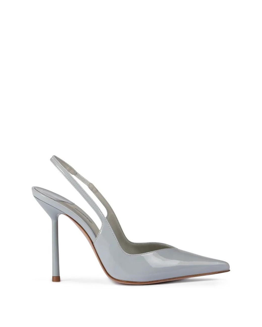 Le Silla White Vivienne Slingback Pumps