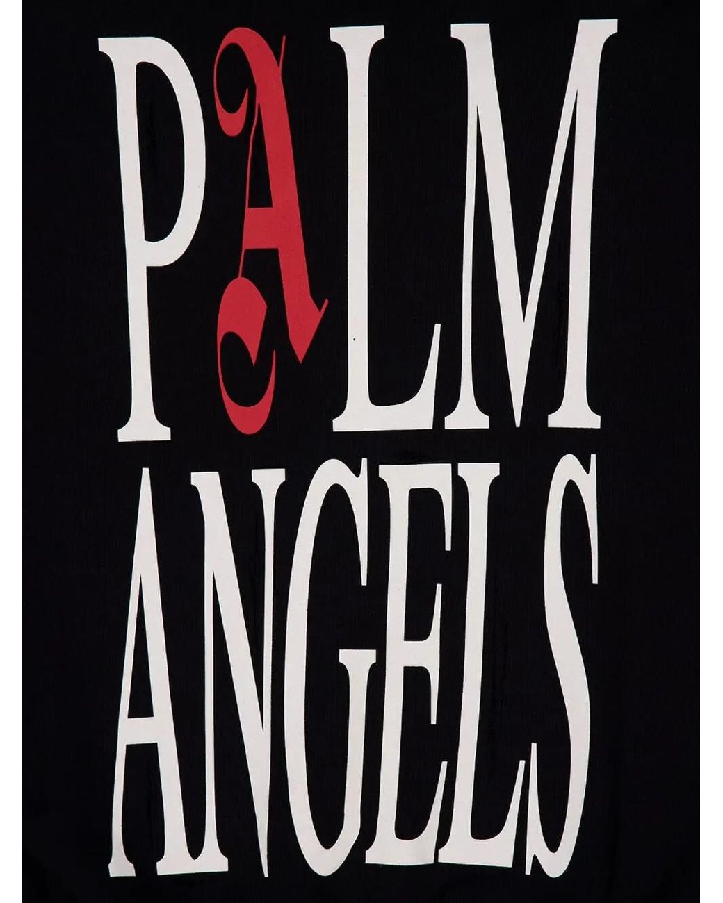 Palm Angels Blue Flames Flag Zip-Up Hoodie for men