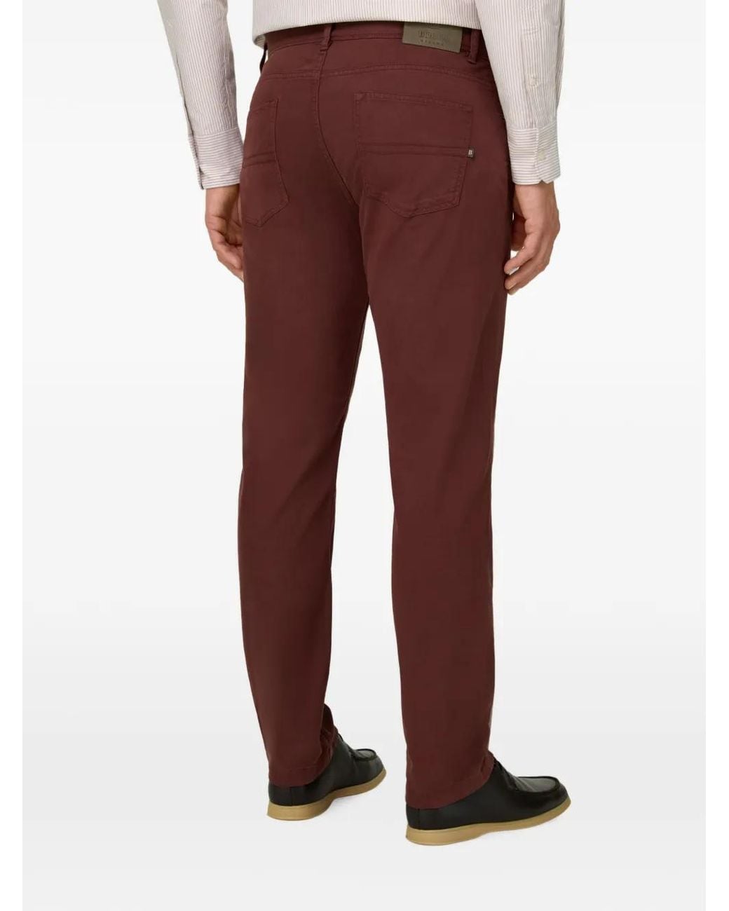 Boggi Red Jeans for men