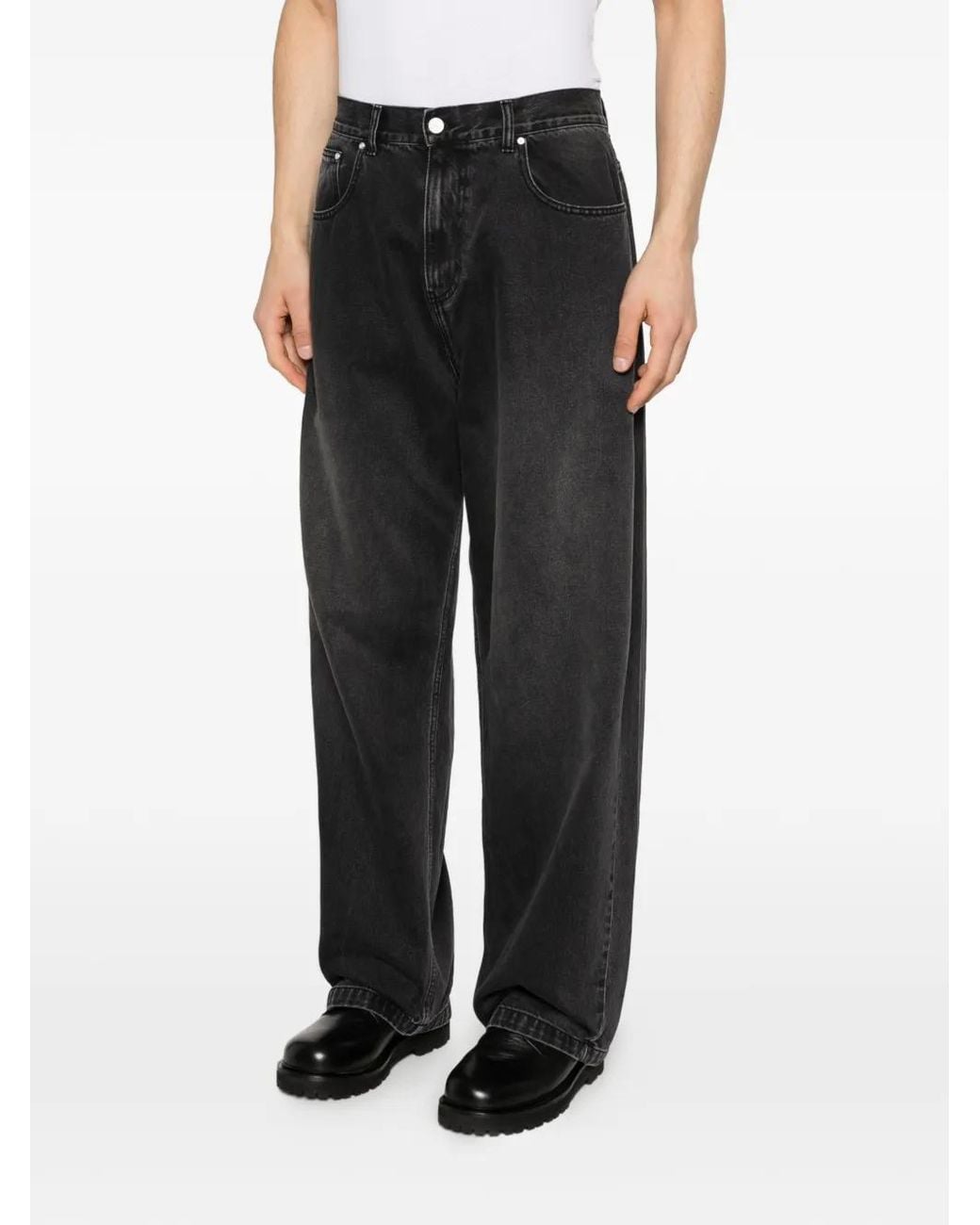Arte' Gray Five Pockets Straight Trousers for men