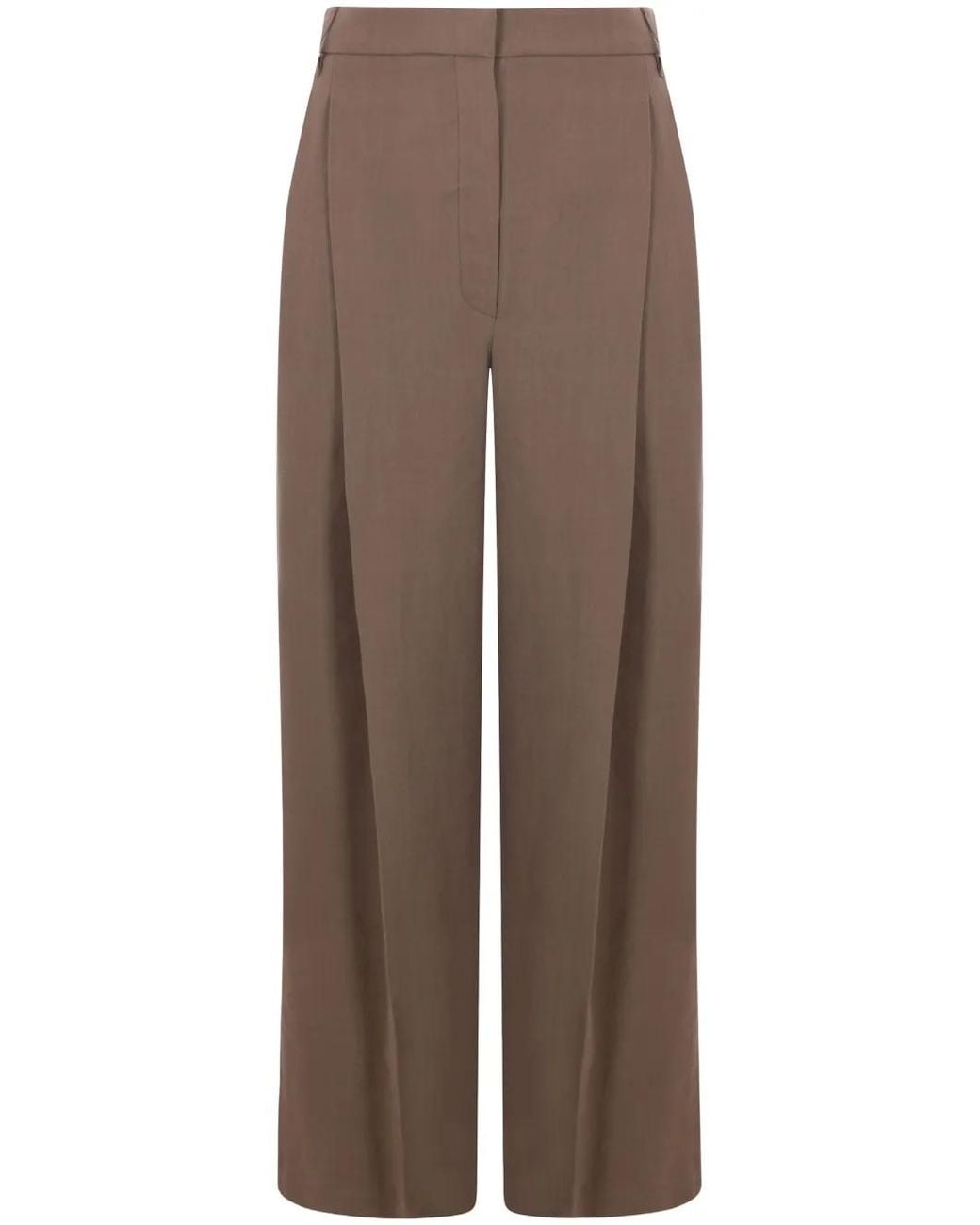 Brunello Cucinelli Brown Straight Trousers