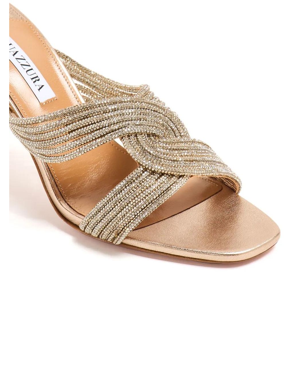 Aquazzura Metallic Sandals