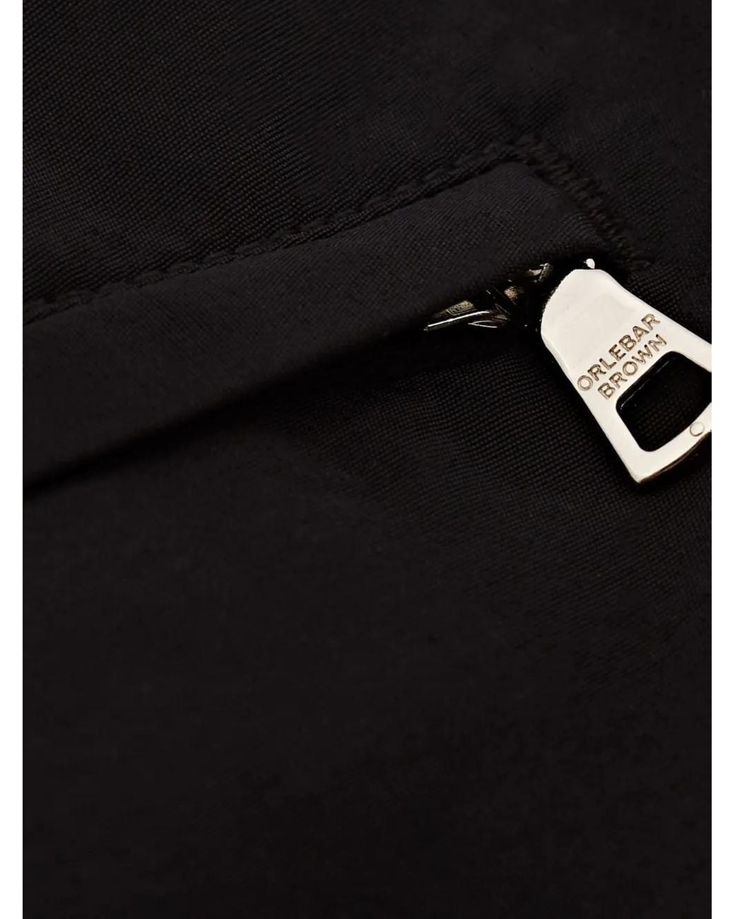 Orlebar Brown Black Springer Buckle-Detail Swim Shorts for men