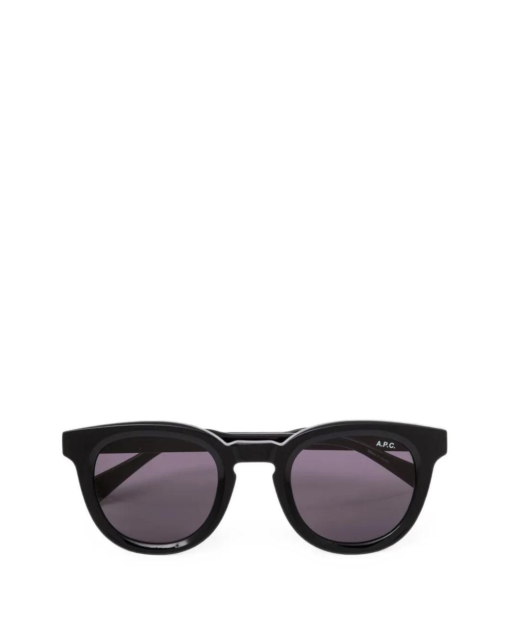 A.P.C. Black Round-Frame Sunglasses