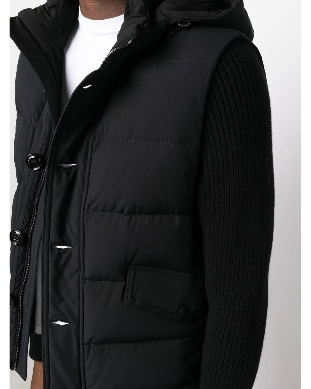 Moorer Black Foscolo-Knm Jacket for men