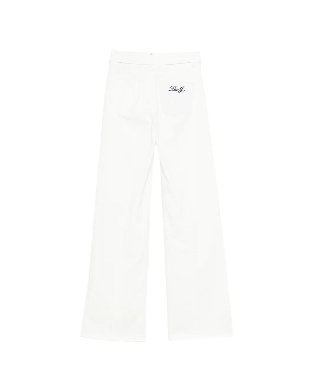 Liu Jo White Drawstring-Fastening Jeans