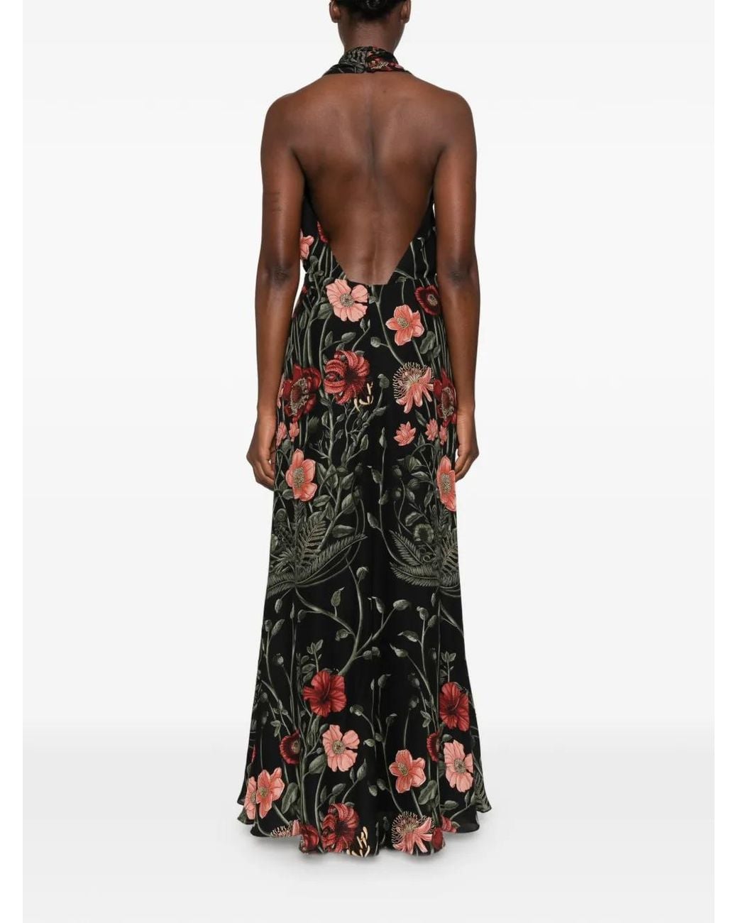 Johanna Ortiz White New Destiny Floral-Print Maxi Dress