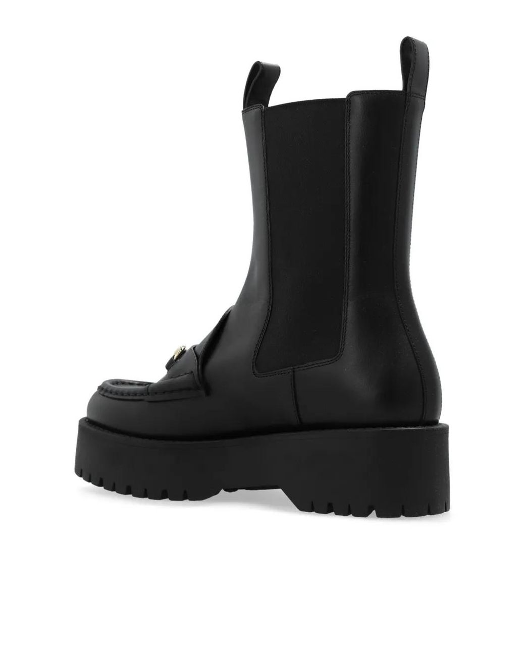 Gucci Black Leather Shoes 'Betis Glamour'