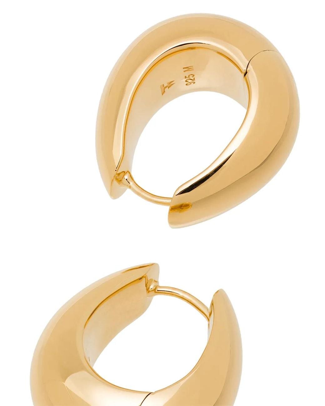 Tom Wood Metallic Ice Hoops Medium