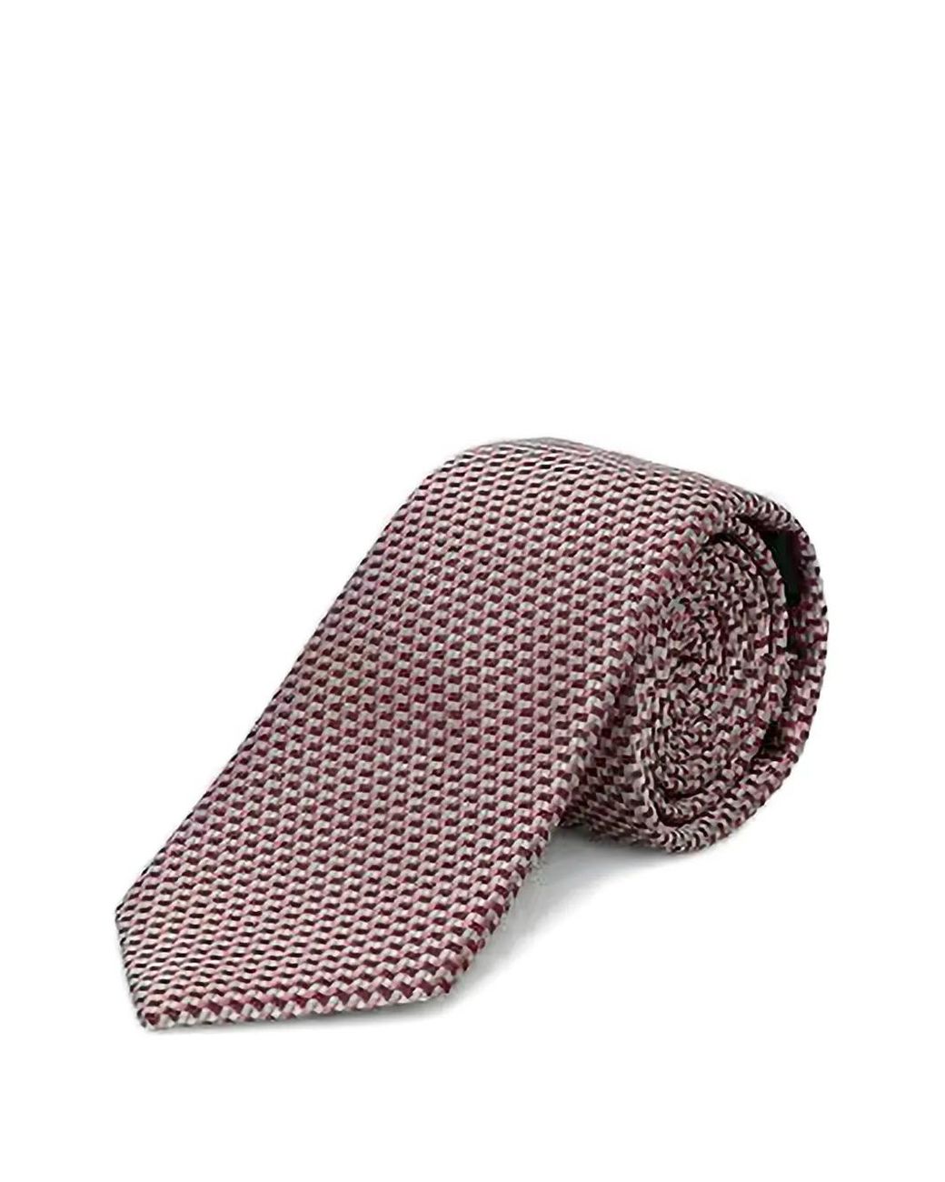 Joop! Purple Geometric-Pattern Tie for men