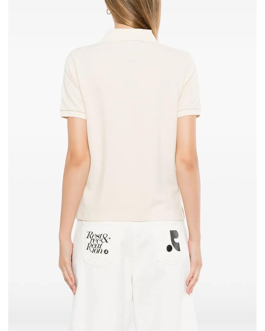 SPORT b. by agnès b. White Graphic-Print T-Shirt