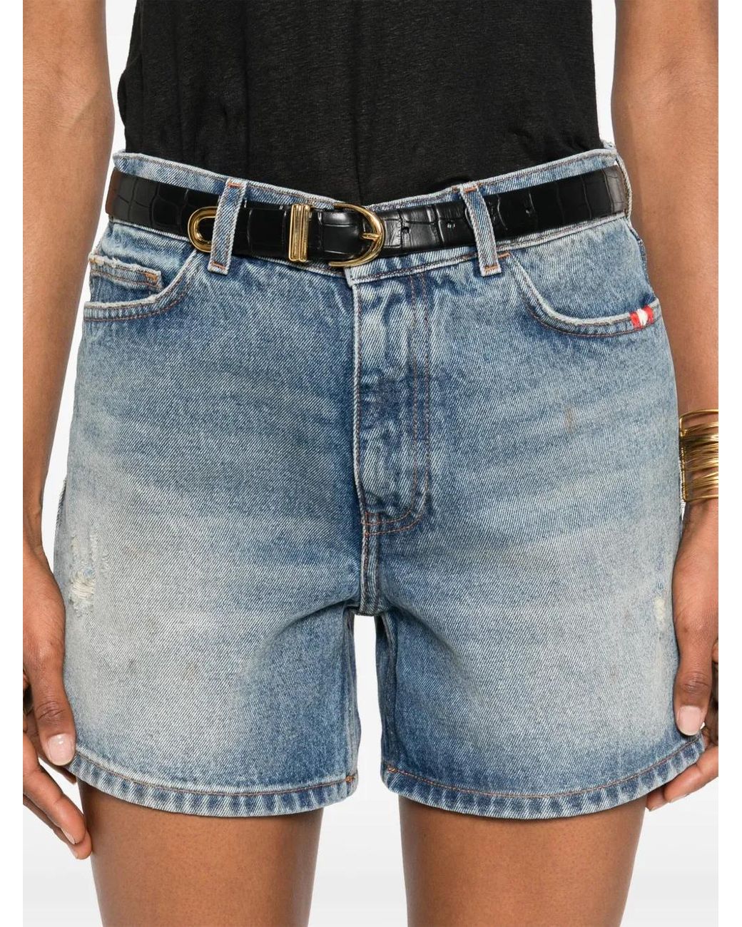 AMISH Blue Jenny Shorts