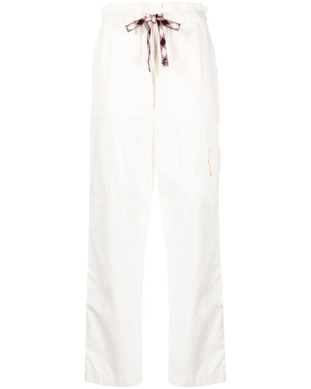 Zadig & Voltaire White Drawstring-Fastening Trousers