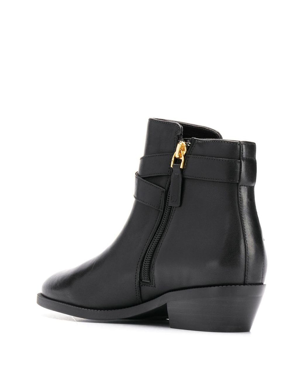 ralph lauren black ankle boots