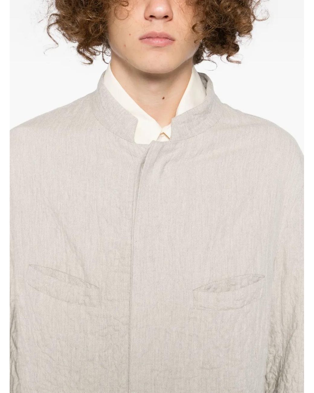 Forme D'expression Jack Met Cloque-Effect in het White voor heren