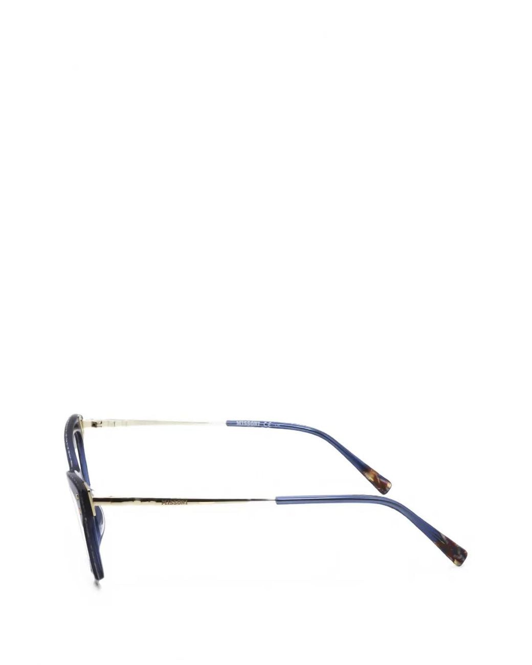 Missoni White Lunettes De Vue À Monture Papillon