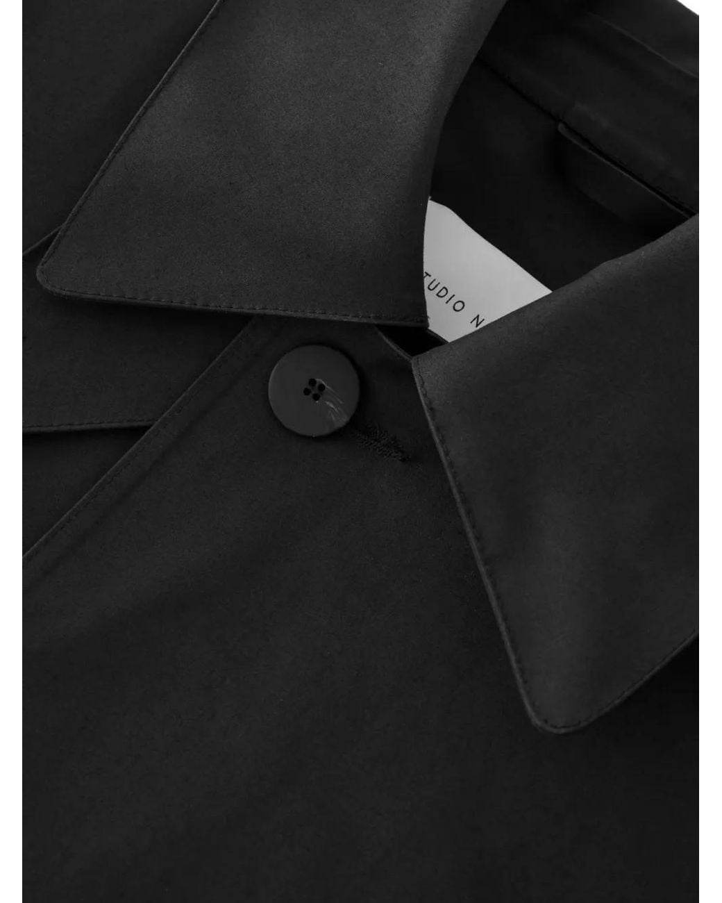 Abrigo Con Botones De X Teviot Studio Nicholson de color Black