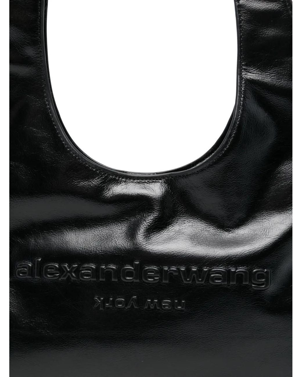 Alexander Wang Black Small Embossed Shoulder Bag