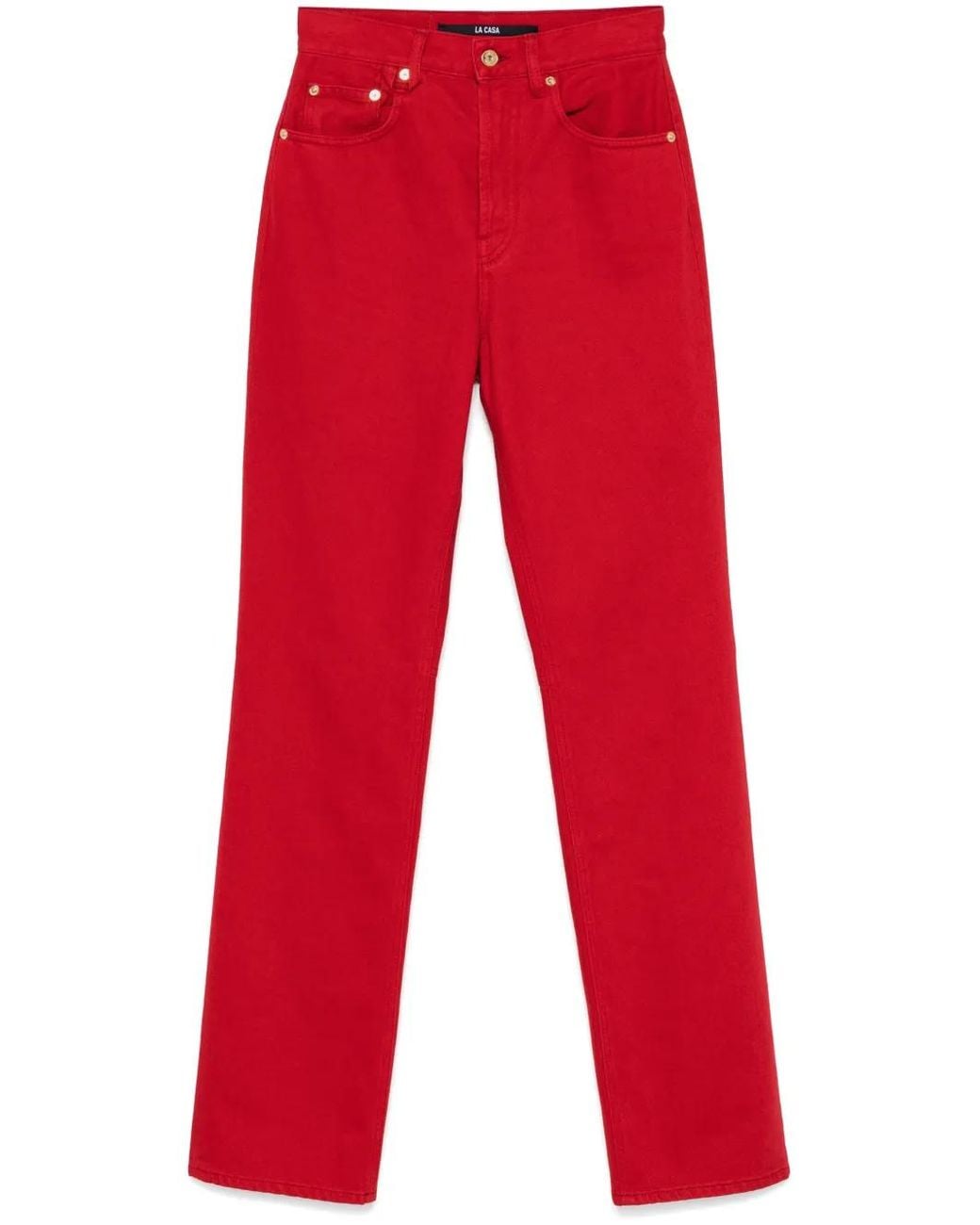Jacquemus Red Le De-Nîmes Droit Jeans