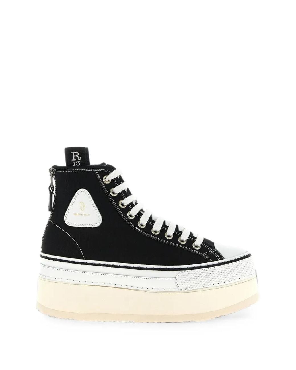 R13 Black 'Courtney' Sneakers