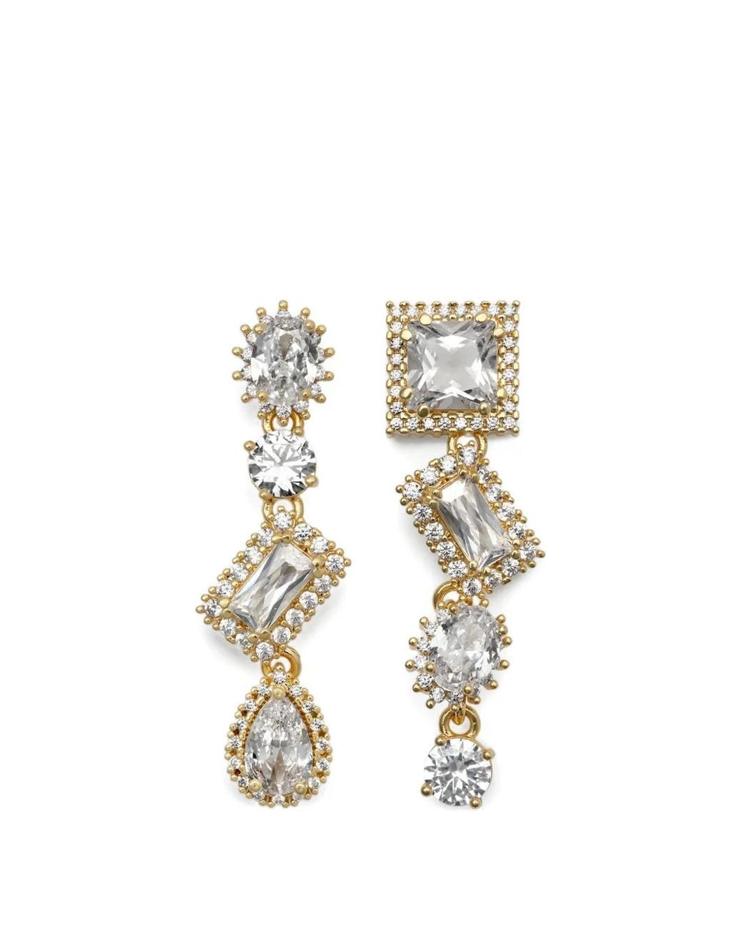 Maison Margiela White Cluster-Ohrringe