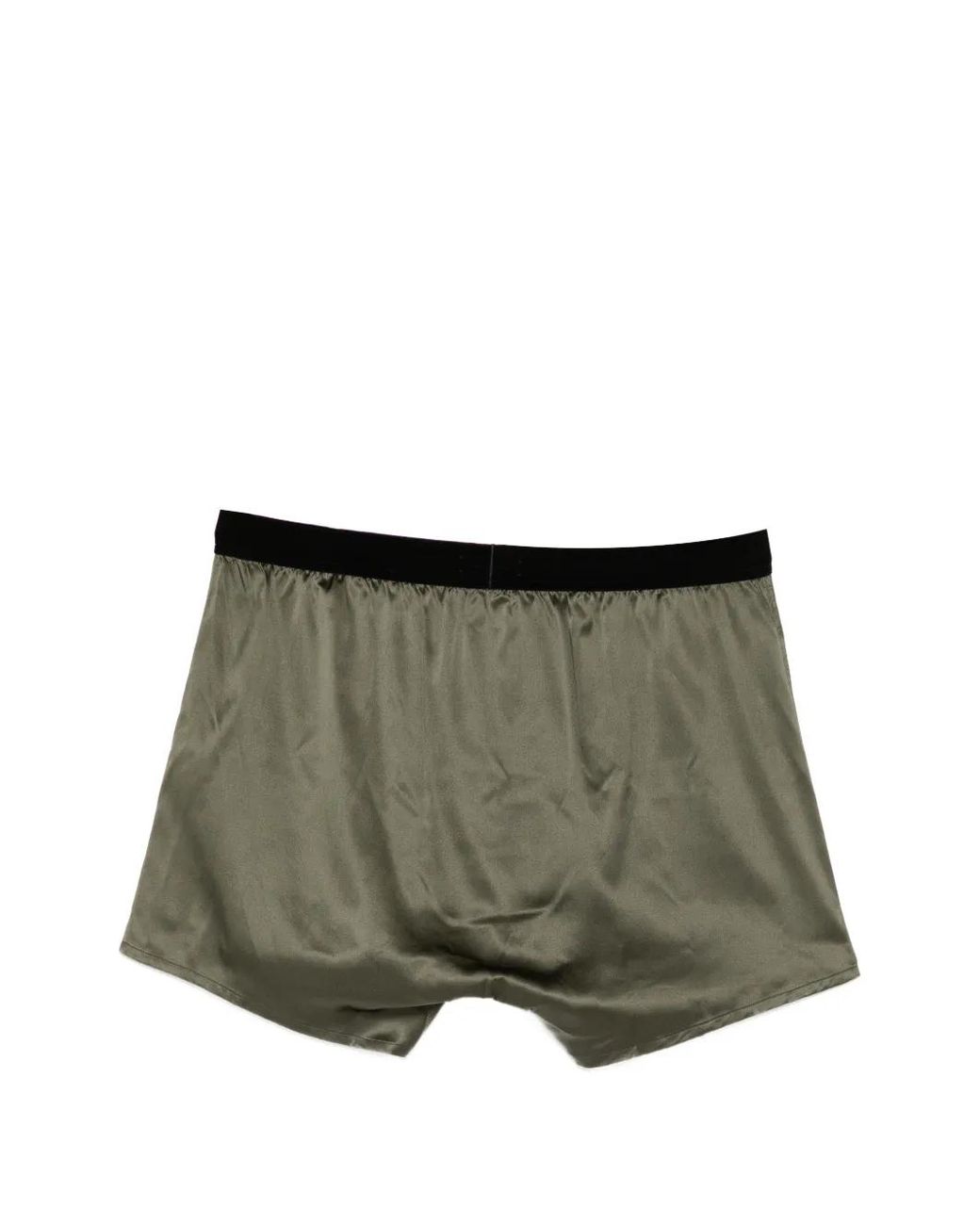 Tom Ford Green Logo-Patch Boxer Shorts for men