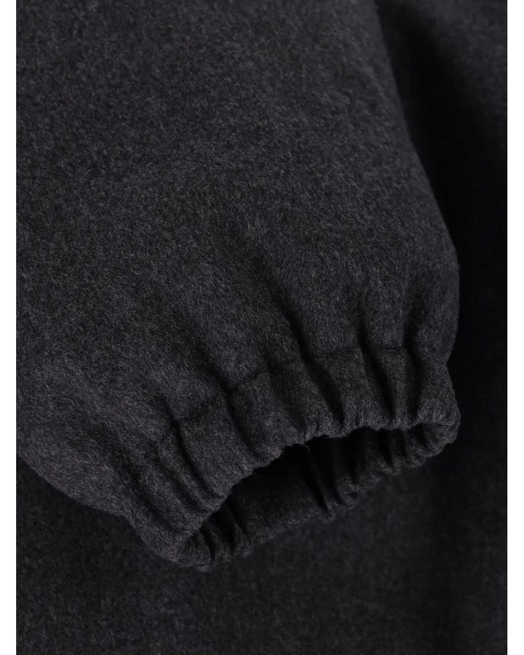 Jil Sander Black Zip-Up Wool Jacket for men