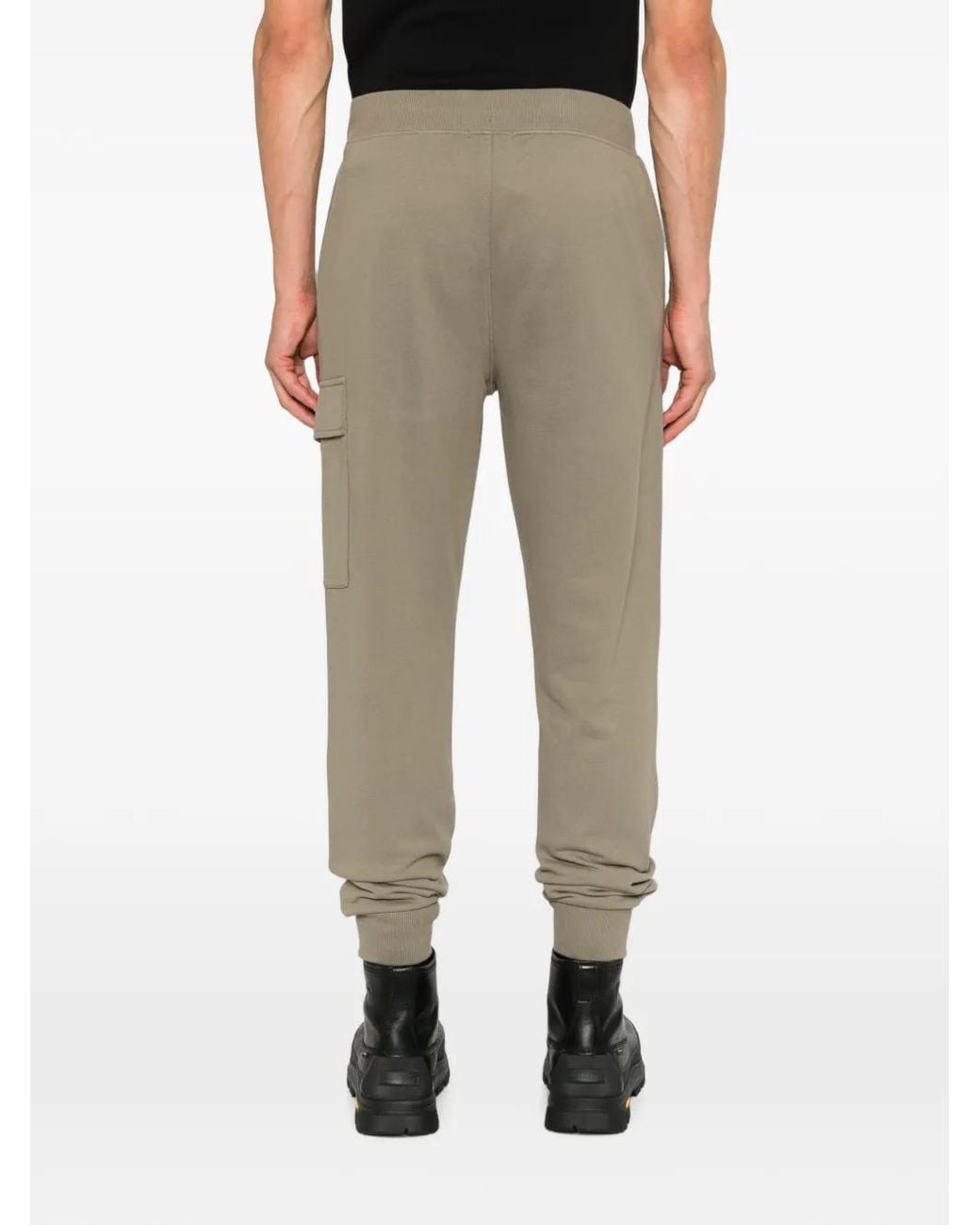 C P Company Gray Lens-Detail Track Pants for men
