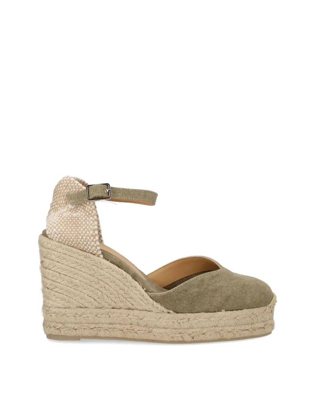 Castaner Natural Chiarita Ankle-Strap Wedge Espadrilles