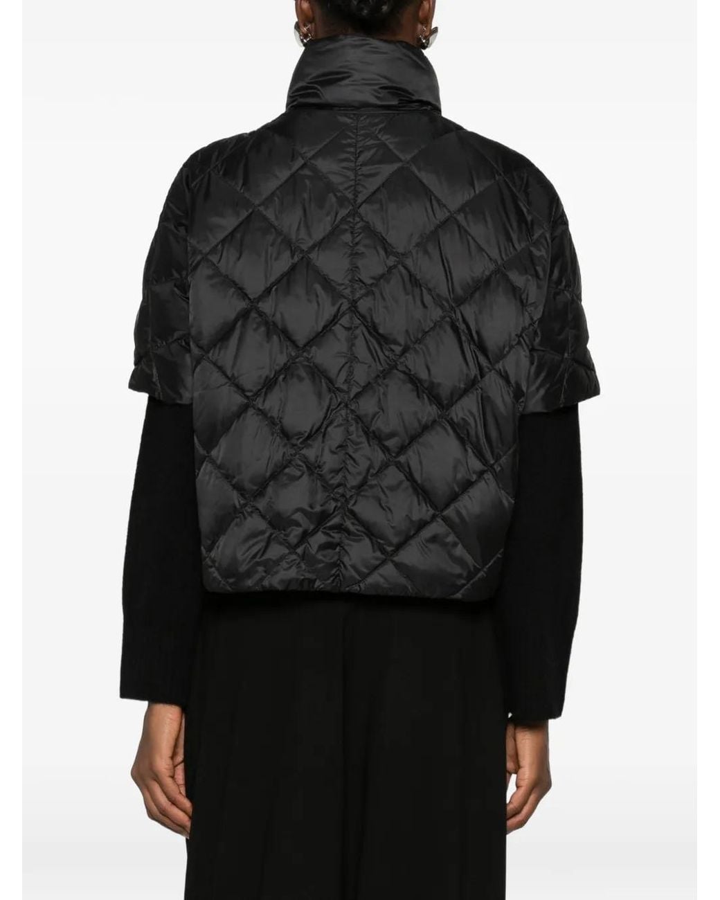 Max Mara Black The Cube Quilted Jacket