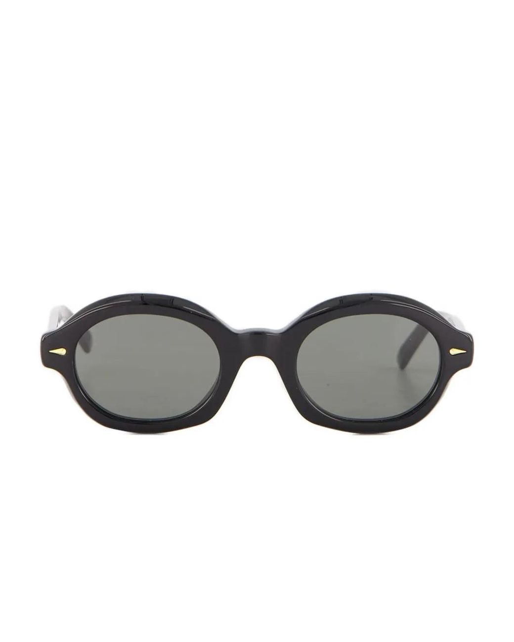 Retrosuperfuture Gray Oval-Frame Sunglasses for men