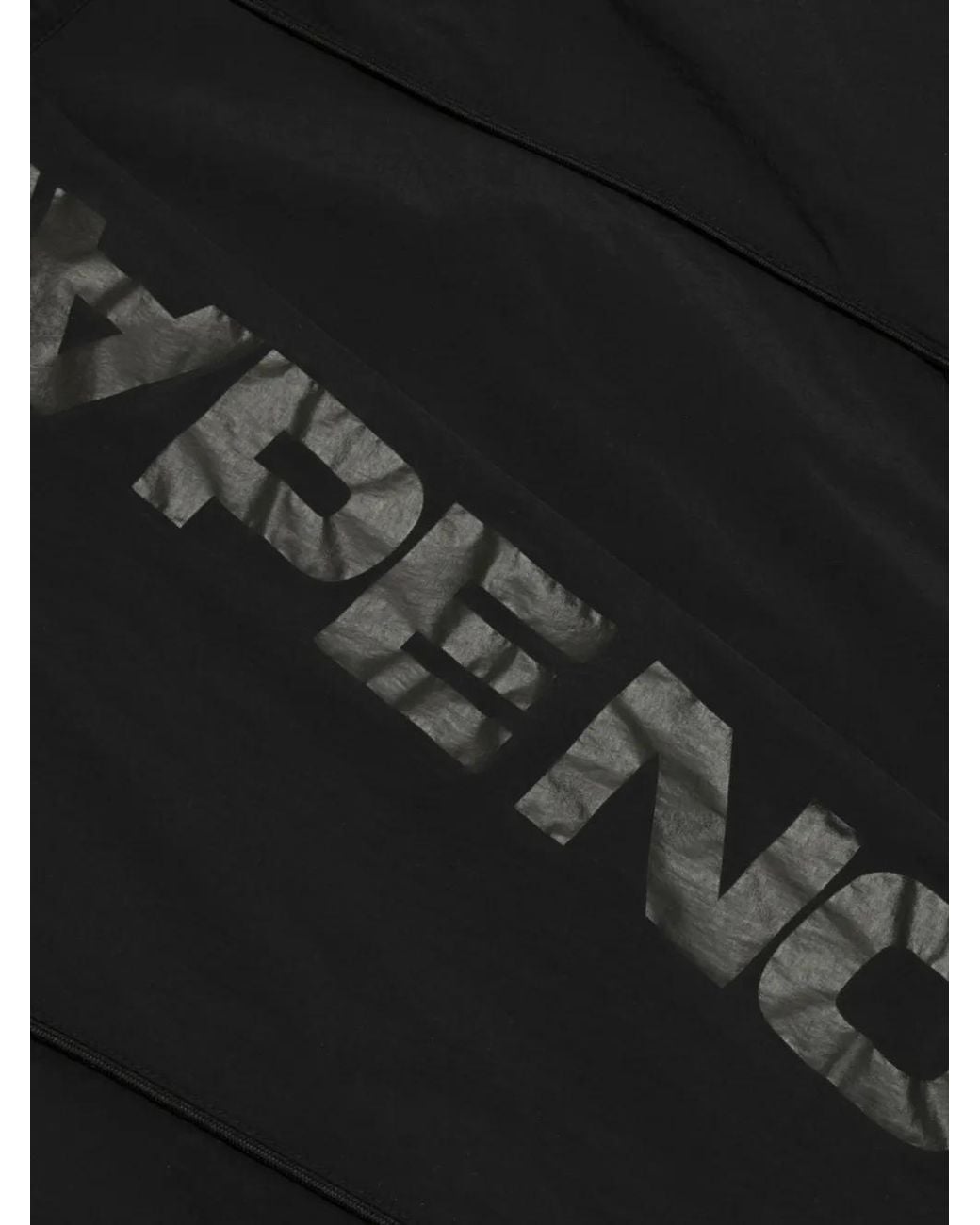 Aape By A Bathing Ape Black Veste De Survêtement Aapenow À Patch Logo for men