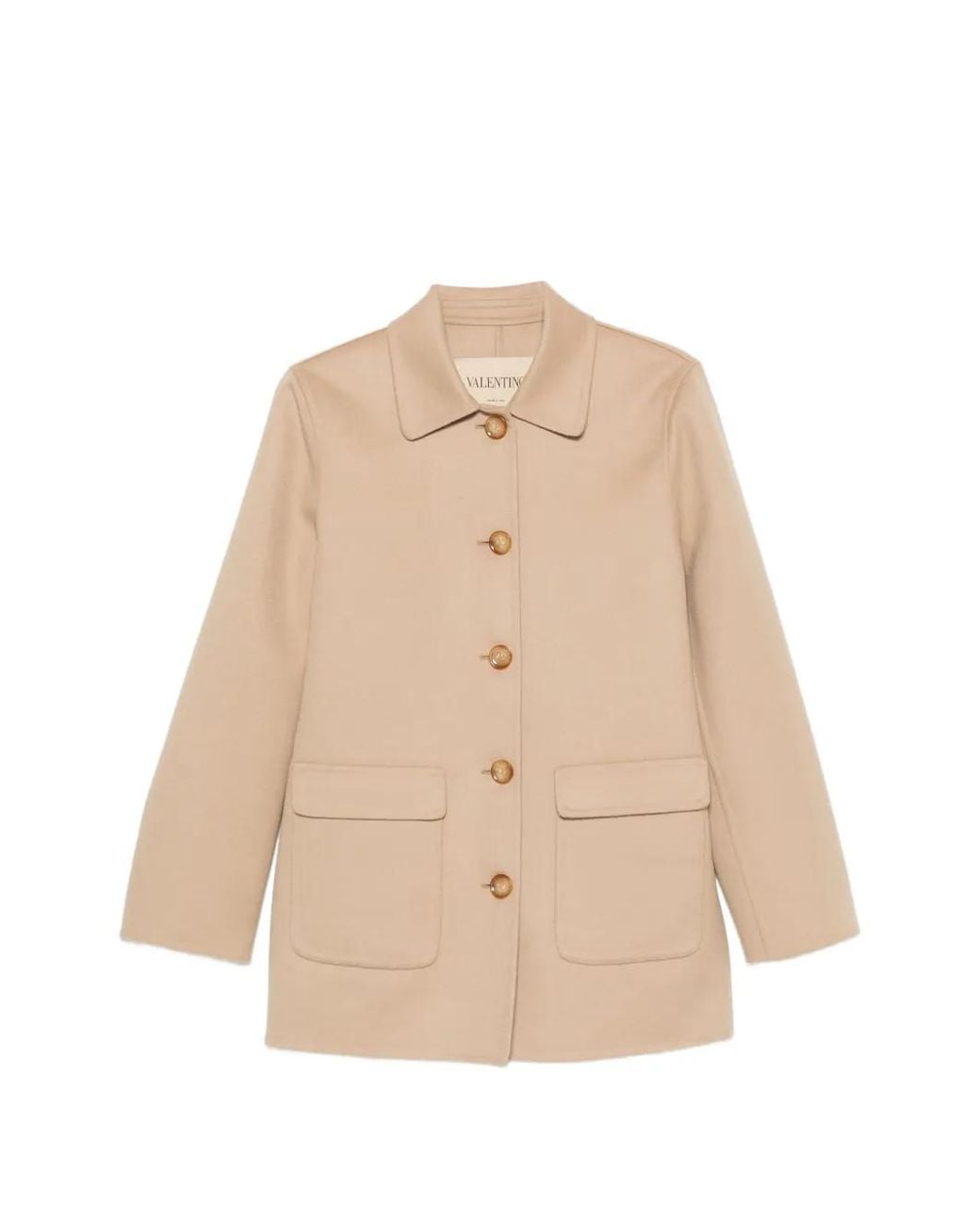 Valentino Garavani Natural Manteau Boutonné
