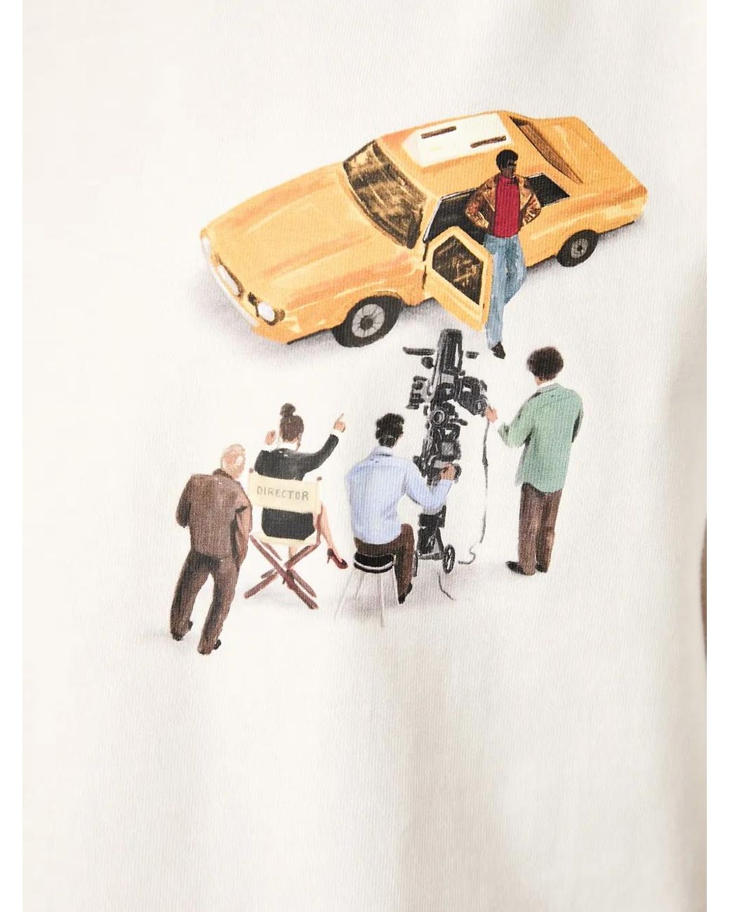 Filling Pieces White T-Shirt Film Set À Imprimé Graphique for men