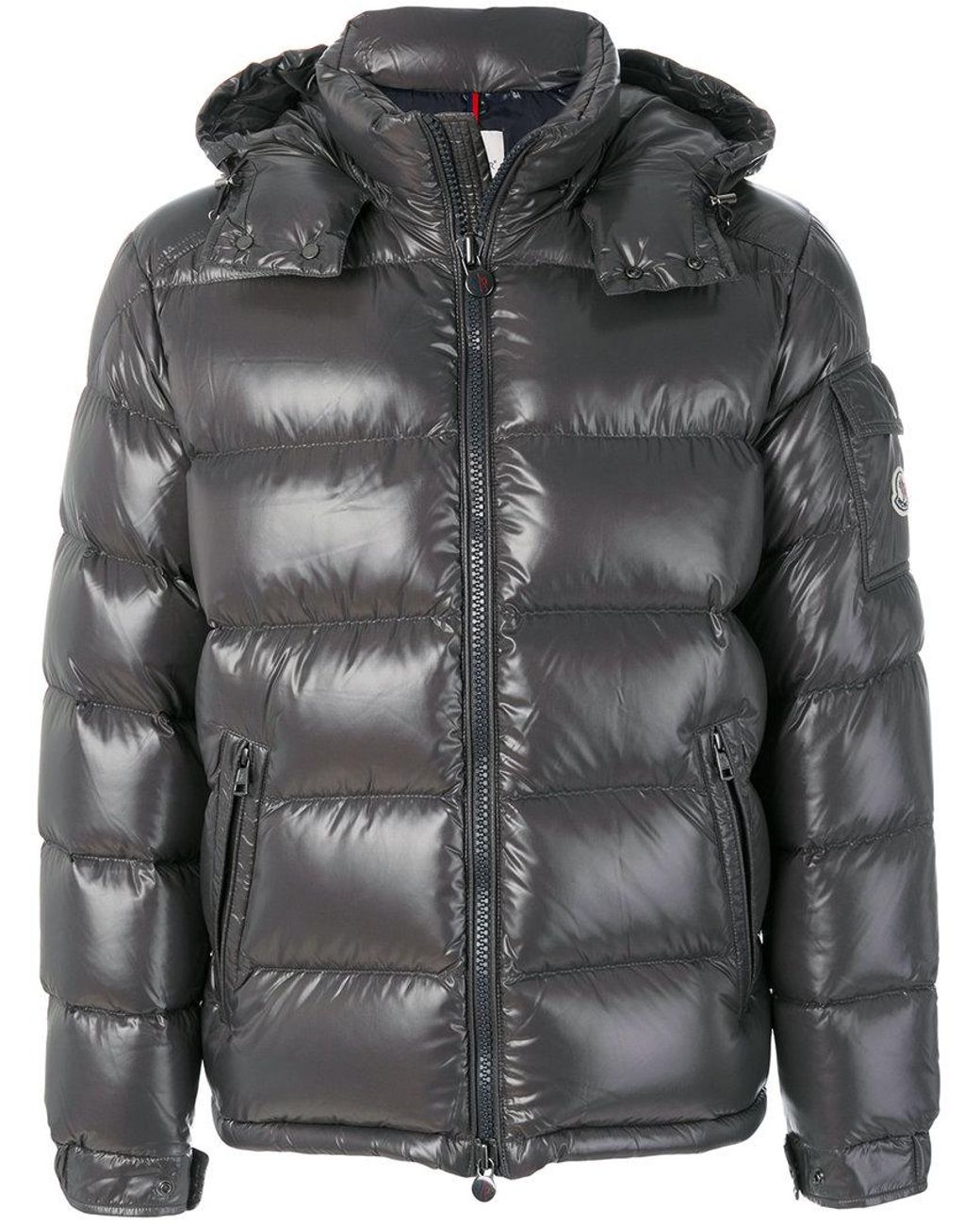 Moncler Maya Padded Jacket in Gray for Men | Lyst