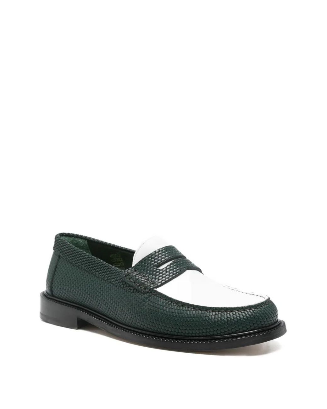VINNY'S Green Yardee Loafers for men