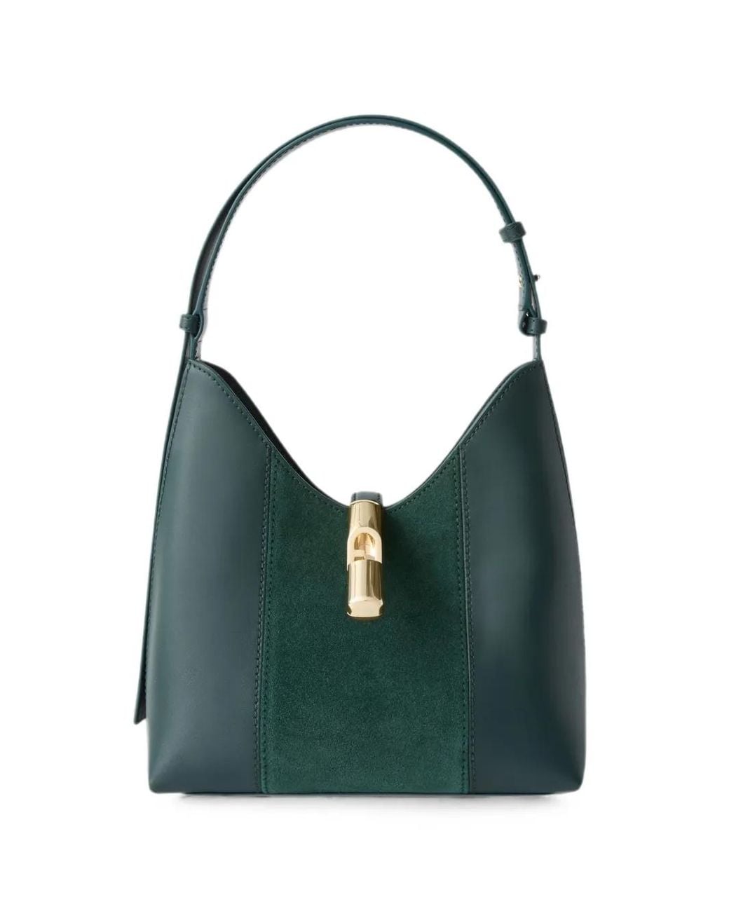 Furla Green Goccia Shoulder Bag S