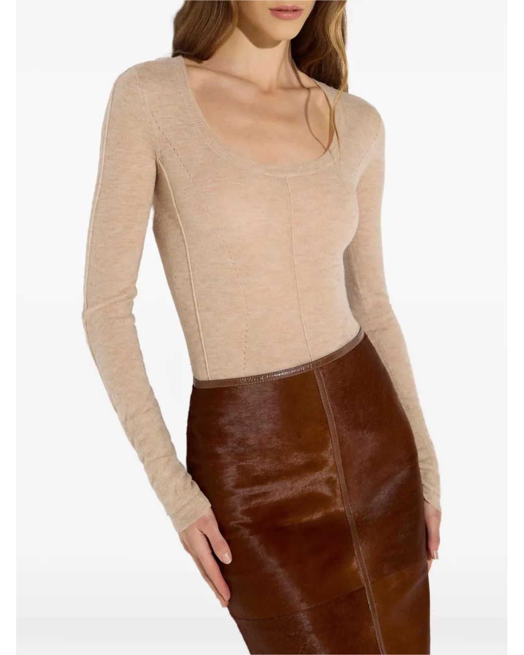 Elisabetta Franchi White Wool Jumper