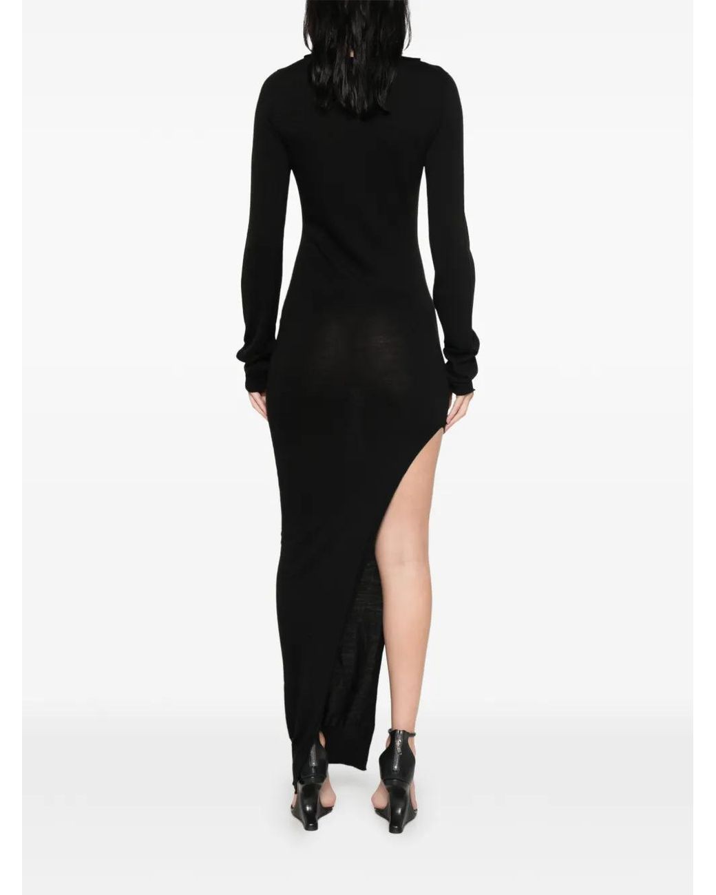 Rick Owens Black Tower Easy Long Top