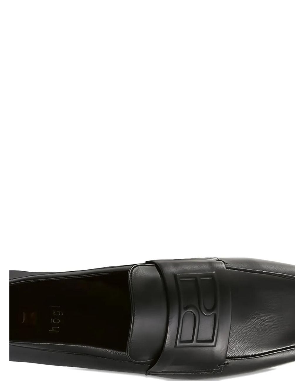 Högl Black Sue Leather Loafers