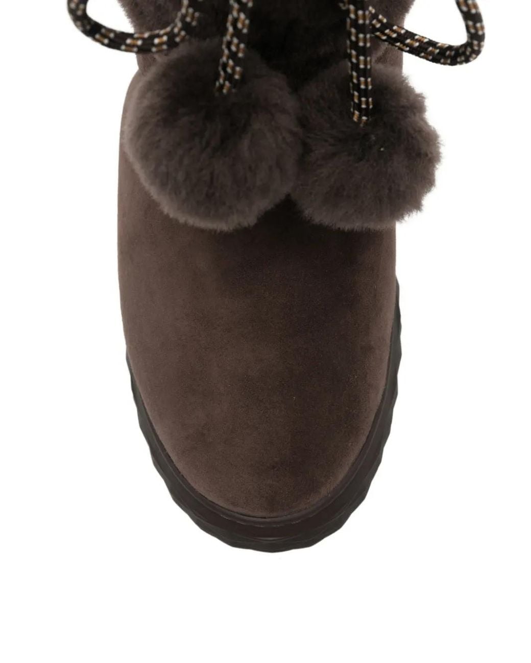 Jimmy Choo Black Cobi Shearling Knee-High Boots