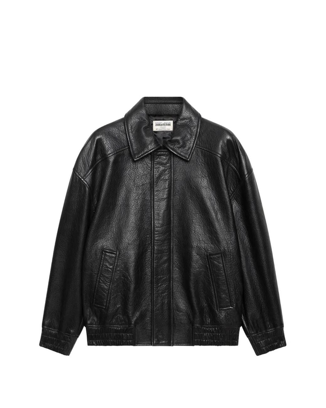 Zadig & Voltaire Black Loriand Leather Jacket