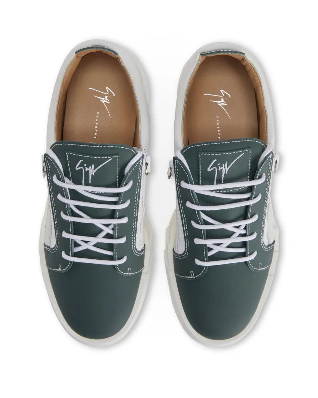 Giuseppe Zanotti Green The Shark Sneakers for men