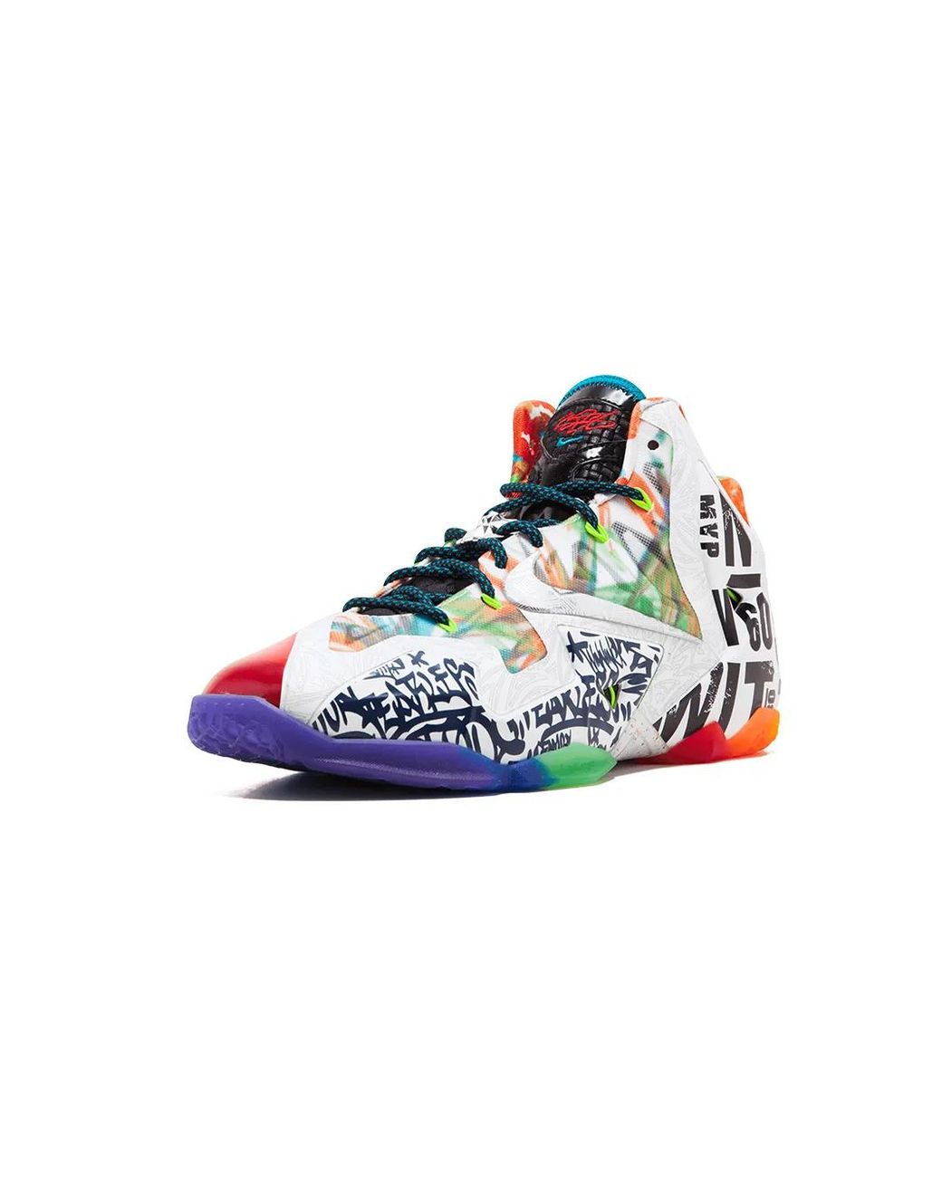 Nike Blue Lebron 11 Premium Sneakers for men