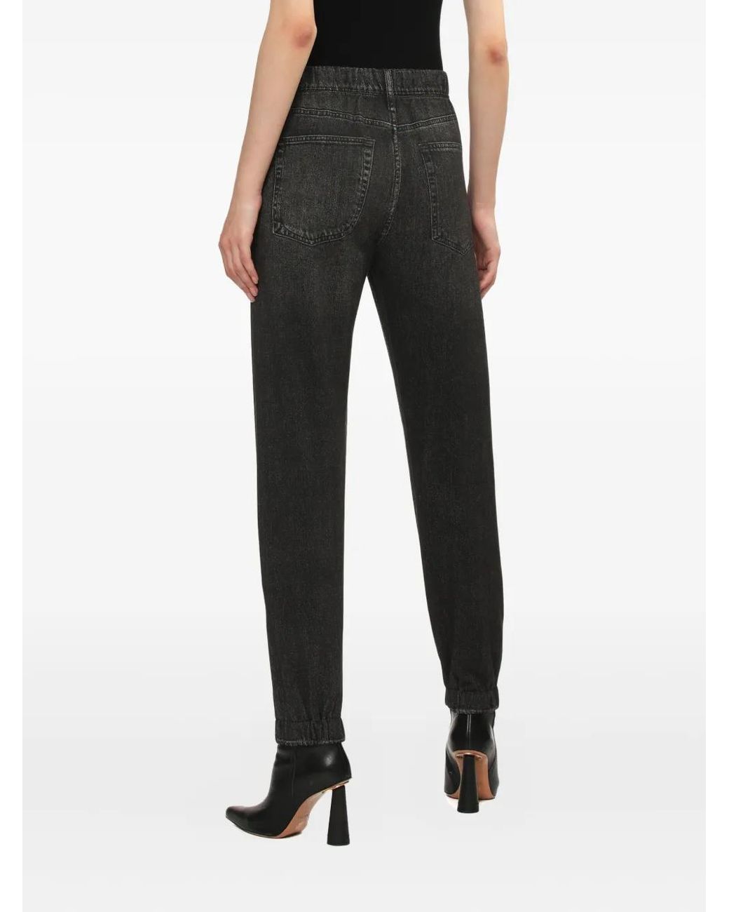 Rag & Bone Black Miramar Elasticated Jeans