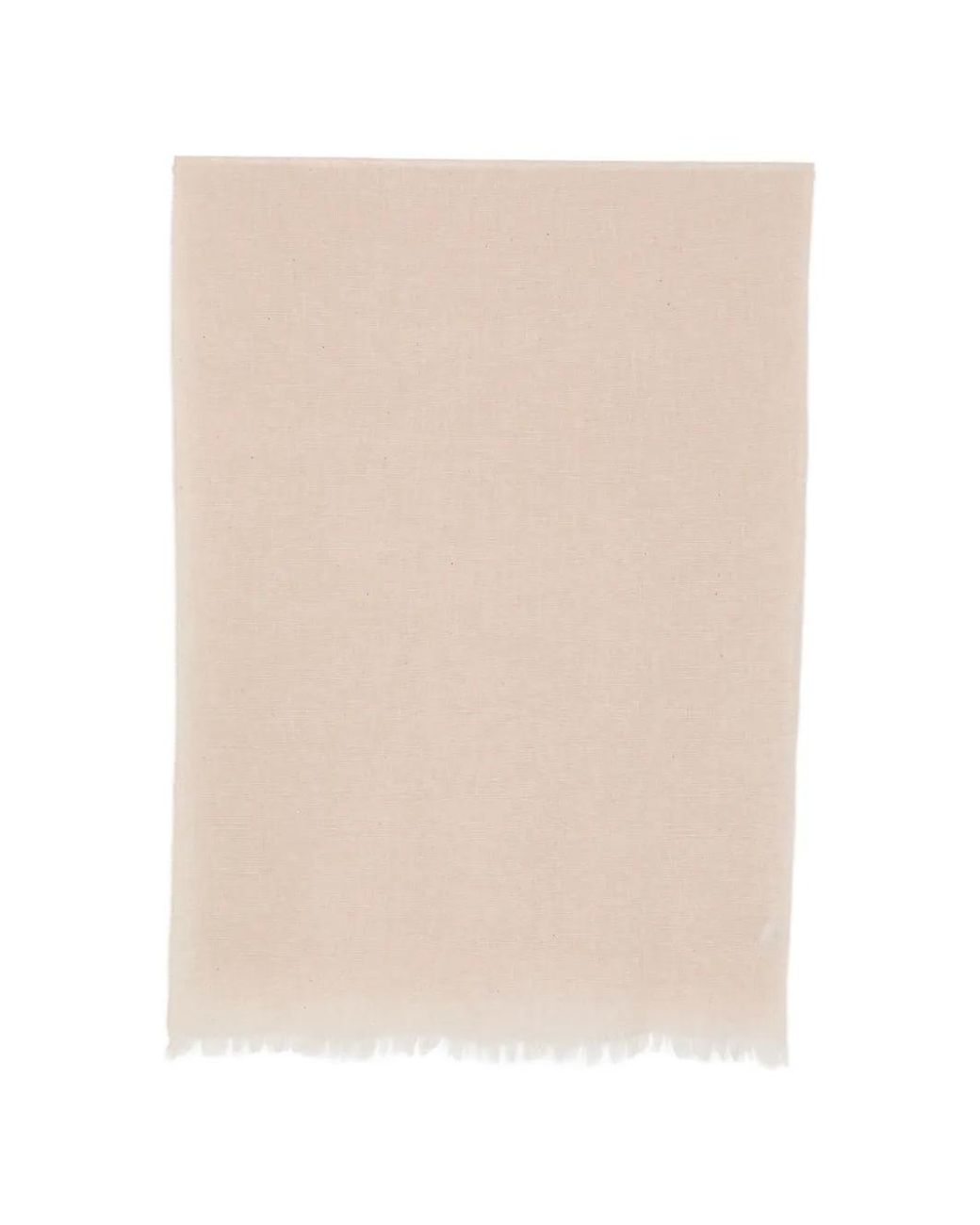 D'Aniello Natural Lissen Sequin-Embellished Frayed Scarf