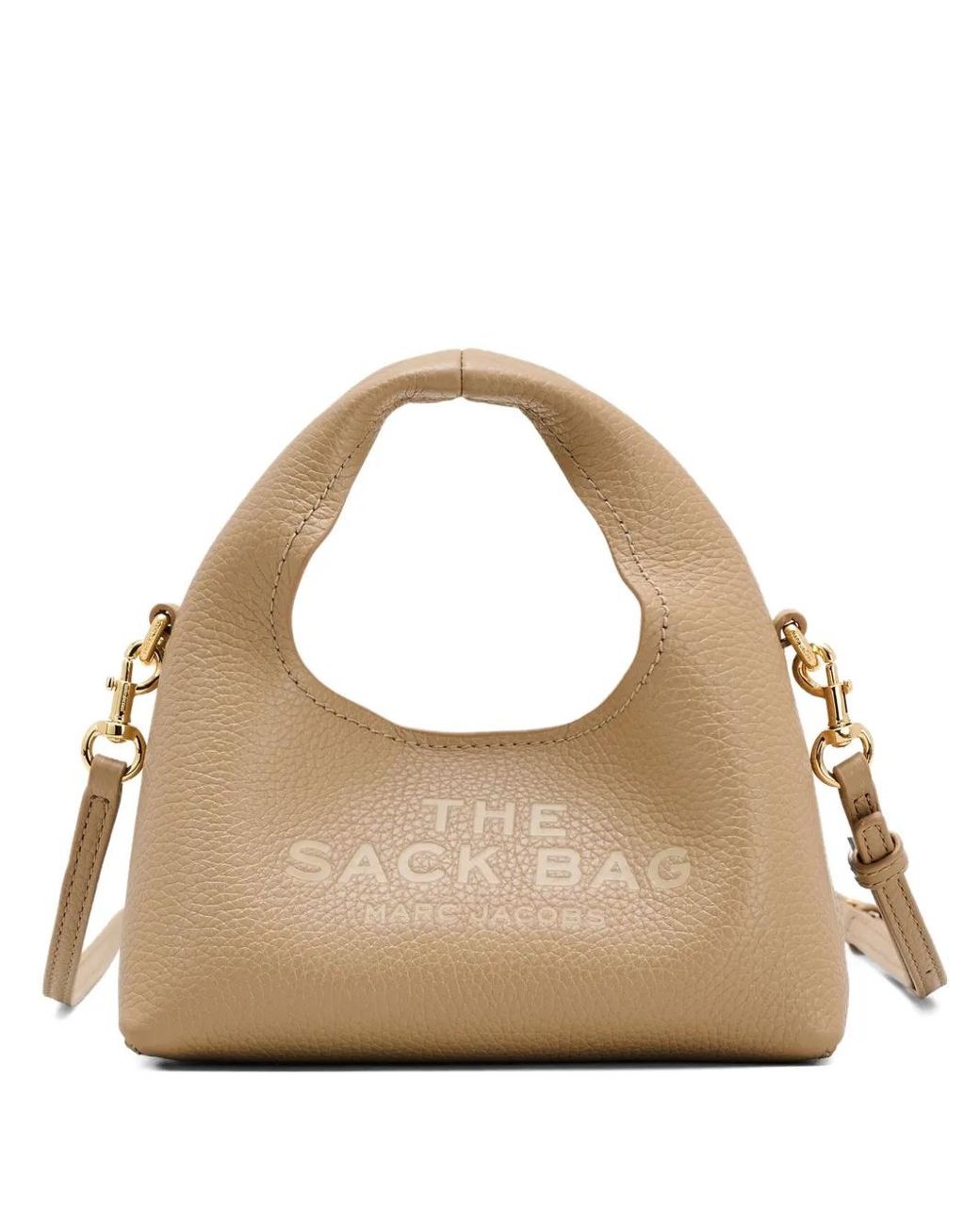 Marc Jacobs Metallic The Sack Top-Handle Micro Tote Bag