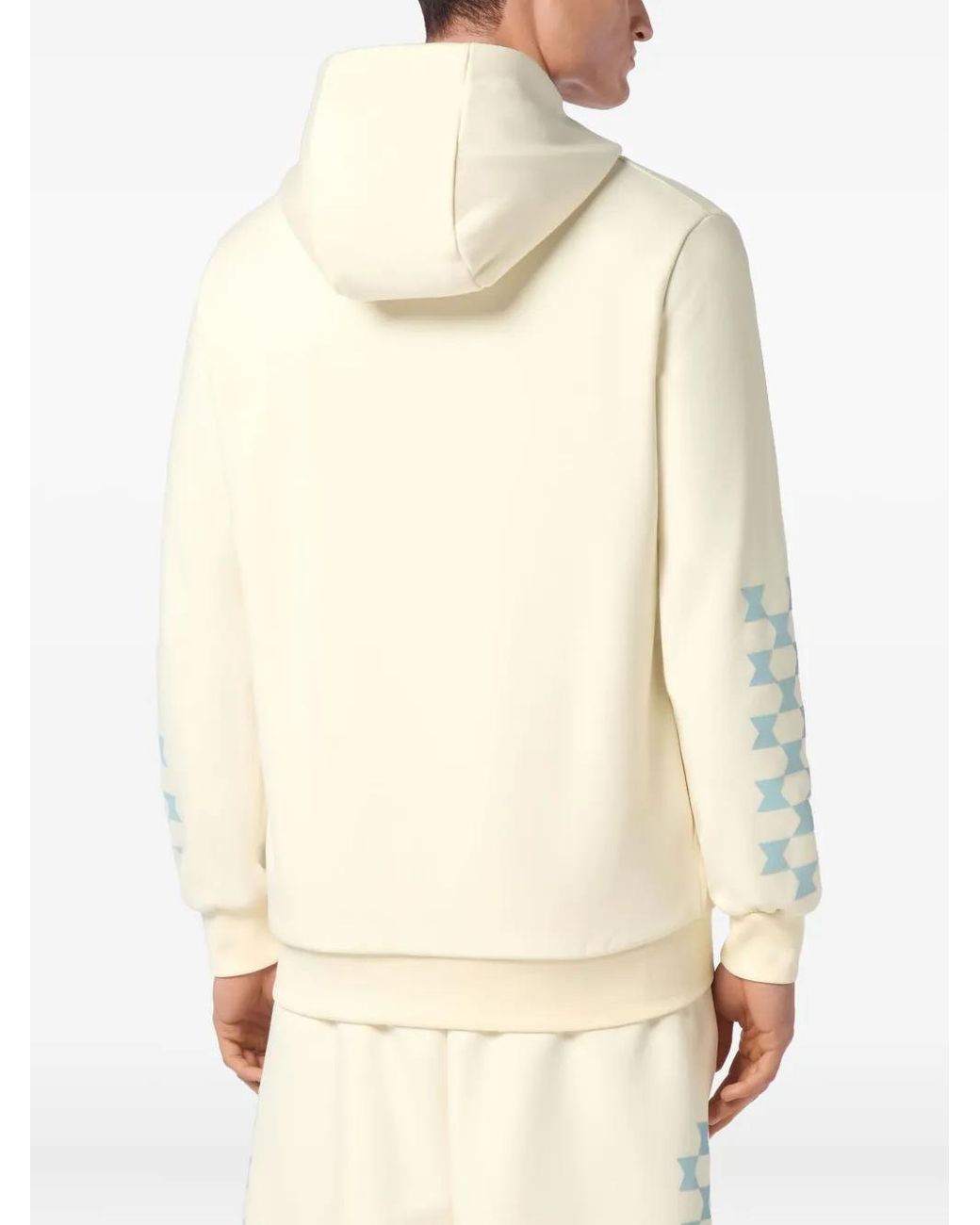 Philipp Plein Natural Checkmate Hoodie for men