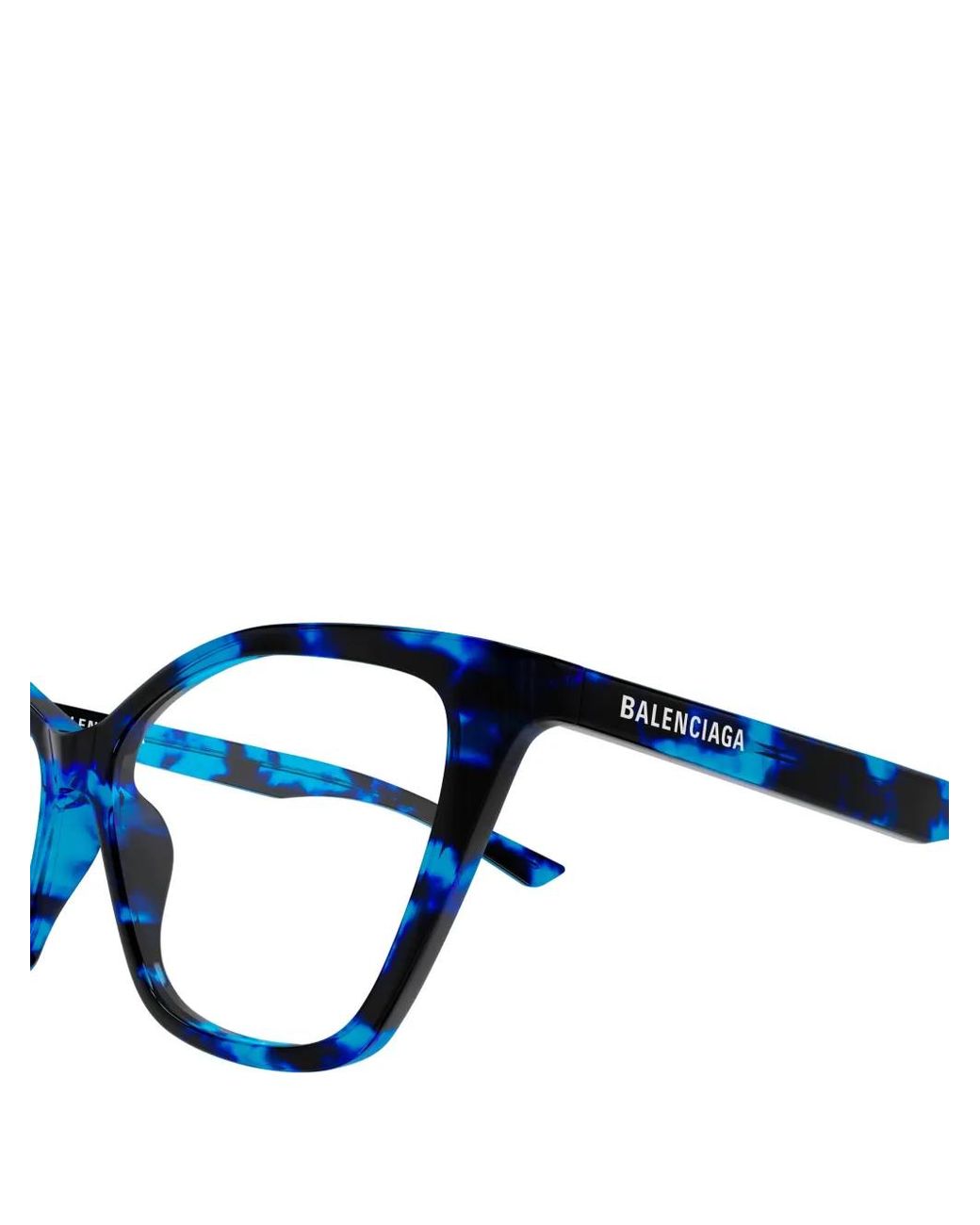Balenciaga Blue Lunettes De Vue À Monture Papillon