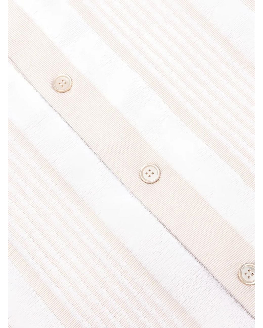 Givenchy Katoenen Badstof Boxy Overhemd Met Strepen in het White voor heren